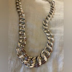 Monet Vintage Curb Chain Graduating‎ Chain Link Necklace